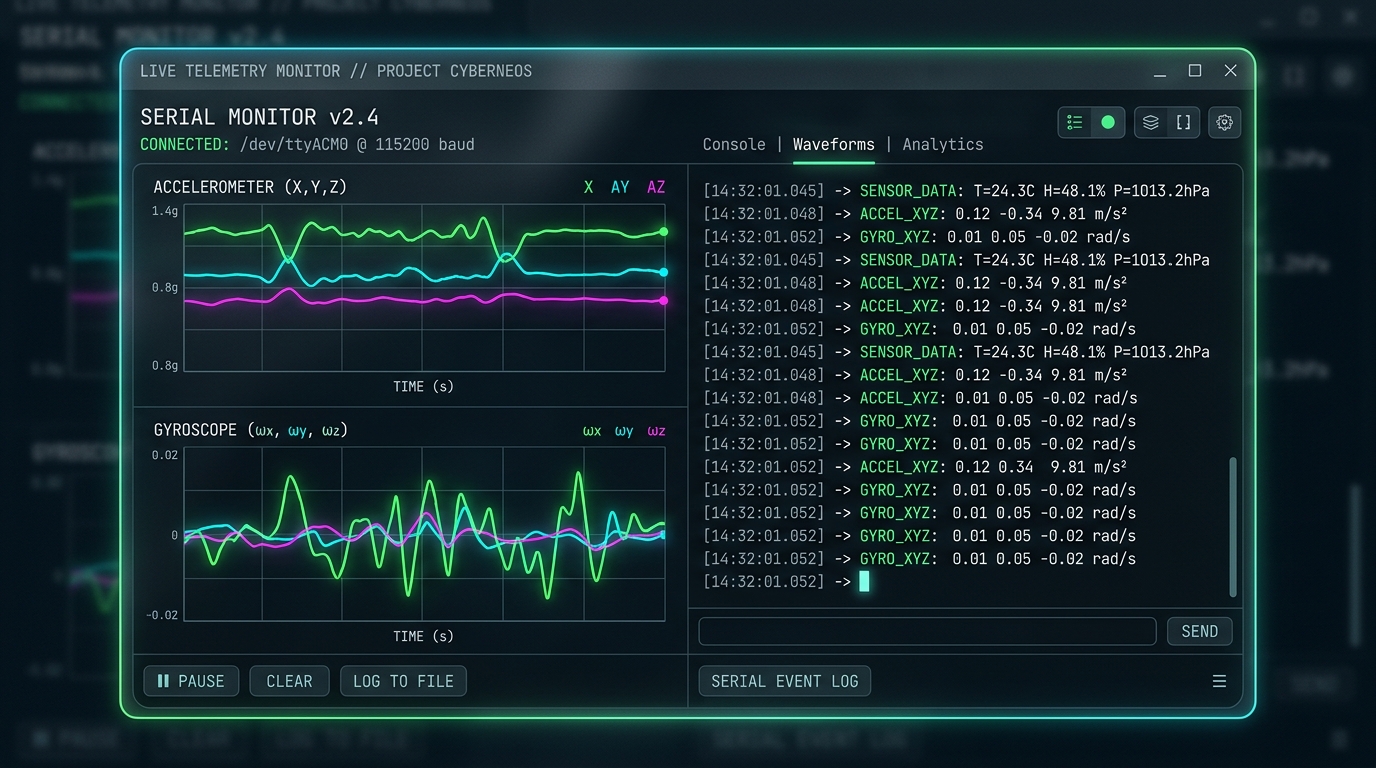 Real-Time Serial Monitor